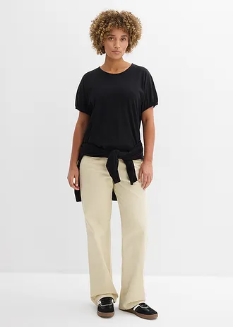 Tricou din bumbac organic • negru • magazin bonprix