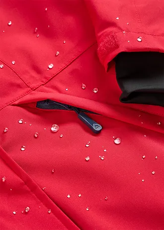 Nepromokavá funkční parka • červený melír • bonprix obchod
