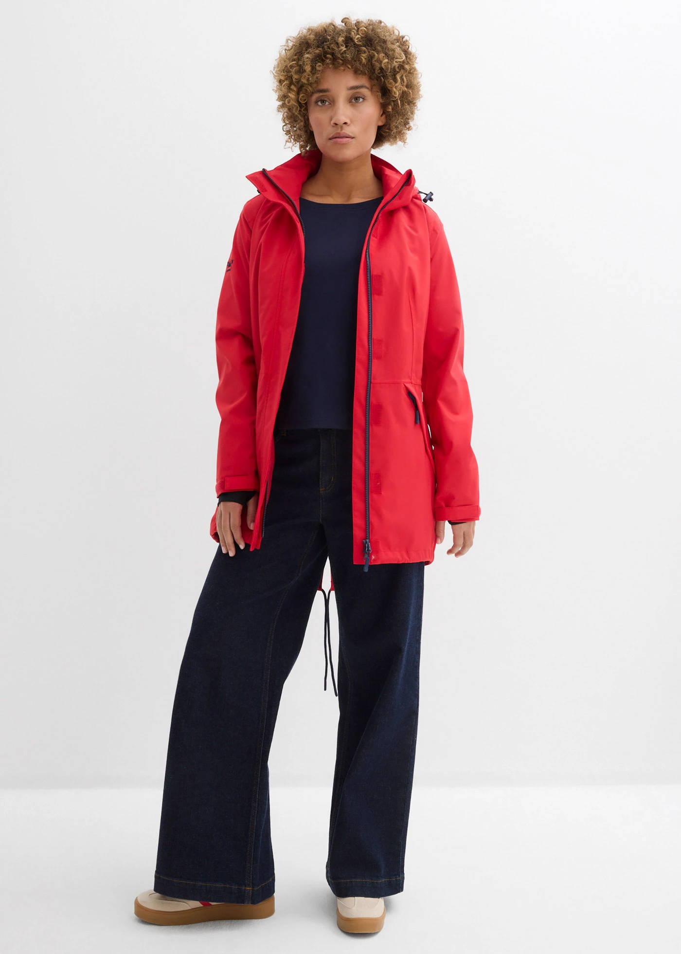 Parka technique imperméable • rouge chiné • Boutique bonprix
