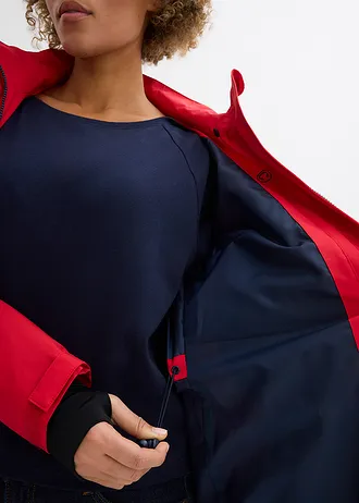 Parka technique imperméable • rouge chiné • Boutique bonprix