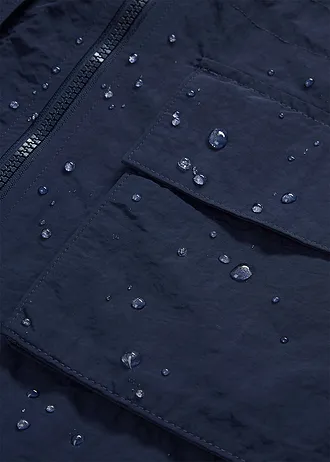 Lekka parka, hydrofobowa • granatowy • sklep bonprix
