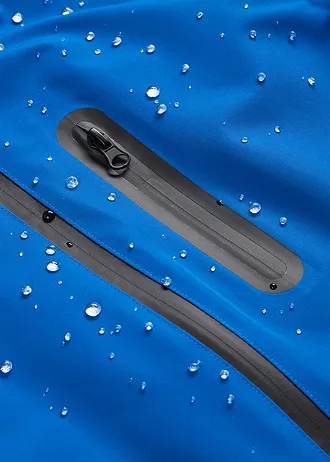 Veste imperméable ultra légère • bleu arctique/noir • Boutique bonprix