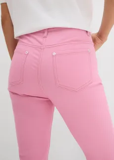 Spodnie 7/8, high waist • dymna orchidea • sklep bonprix