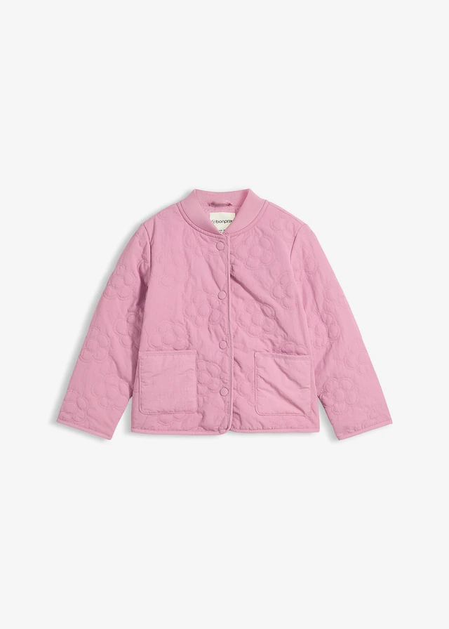 Licht gewatteerde jas, Kleur: mauve
