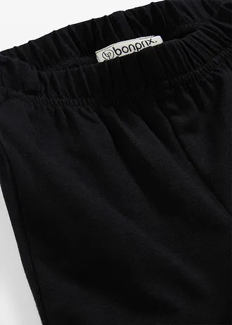 Colanți din amestec elastic de bumbac organic (set/5 buc.) • negru • magazin bonprix