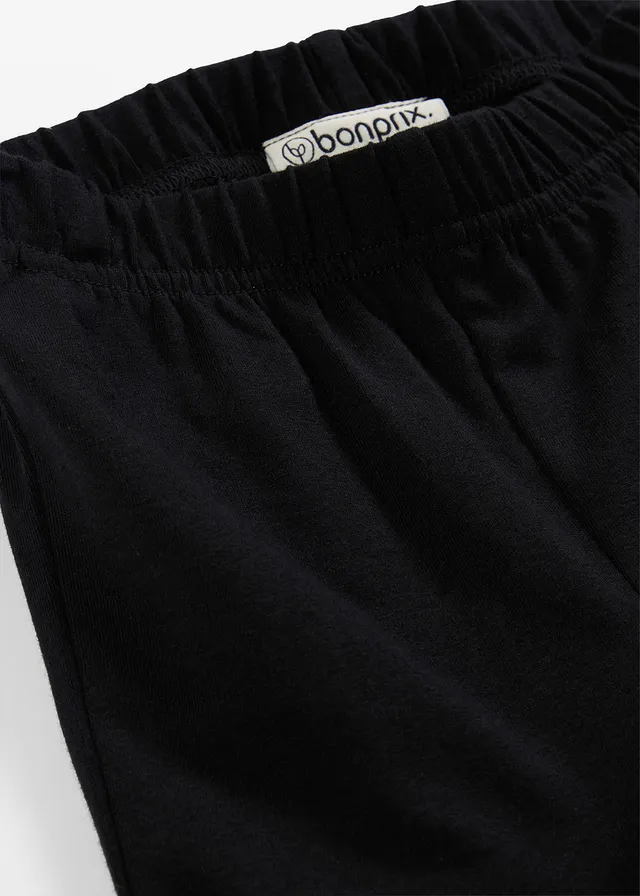 Legging van elastisch biologisch katoen (set van 5) • zwart • product-page.page-title-suffix