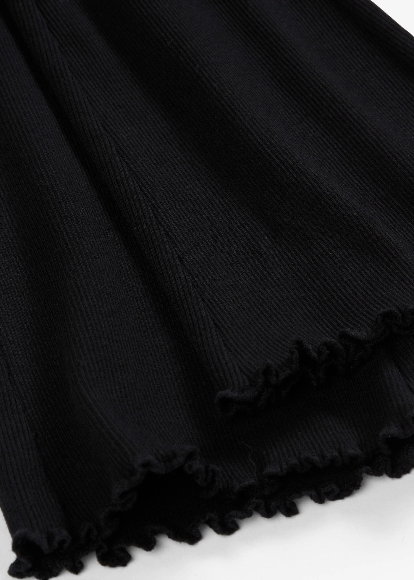 Bordás legging lefelé bővülő szárral (2 db-os csomag) • fekete • bonprix áruház