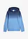 Hoodie met kleurverloop, Kleur: donkerblauw-kristalblauw