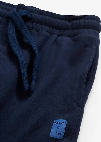 Joggingbroek van puur biologisch katoen • donkerblauw • bonprix online shop