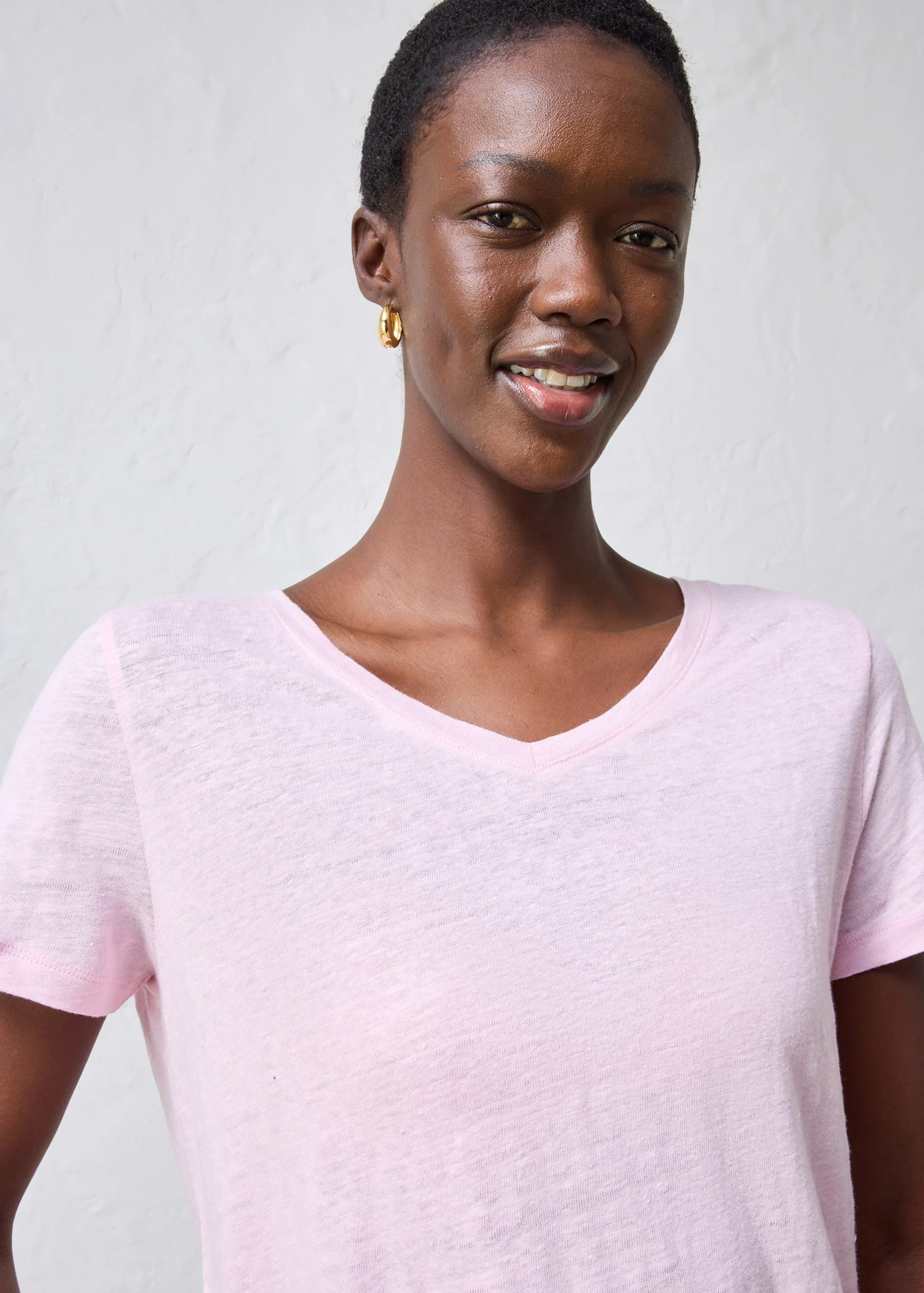 T-shirt 100% lin • rose cristal • Boutique bonprix