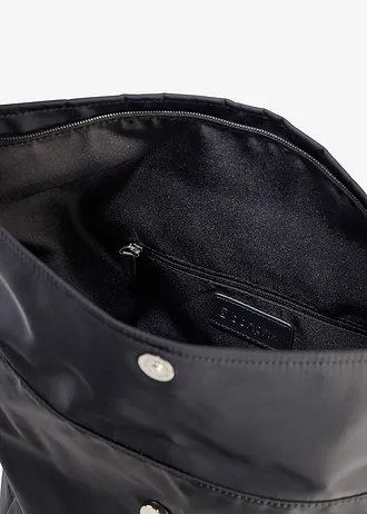 Plecak z kontrastowymi detalami • czarny • sklep bonprix