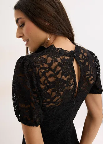 Rochie din dantelă • negru • magazin bonprix