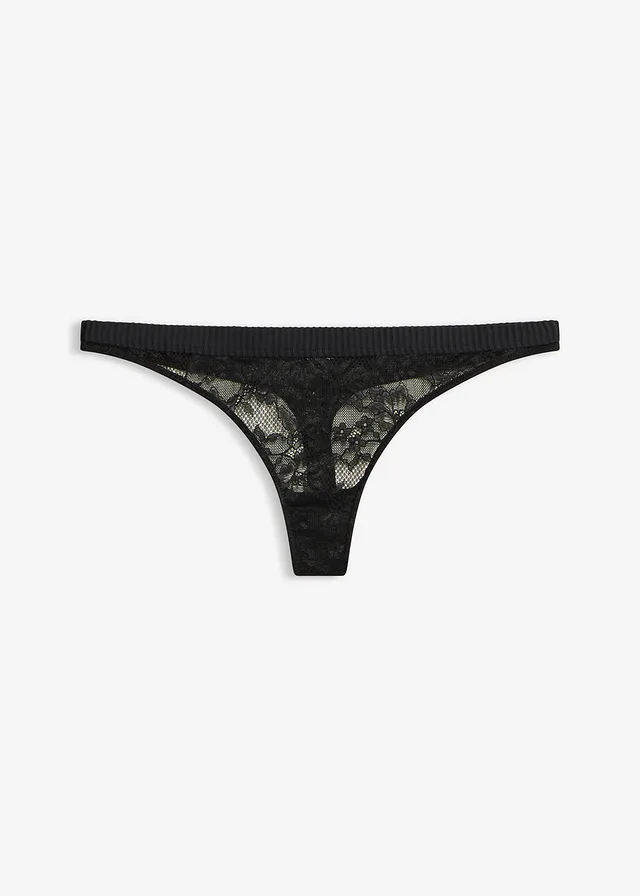 Ministring met zacht kant, Kleur: zwart