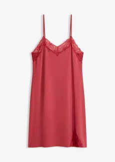 Cămașă de noapte tip furou, cu bretele subțiri