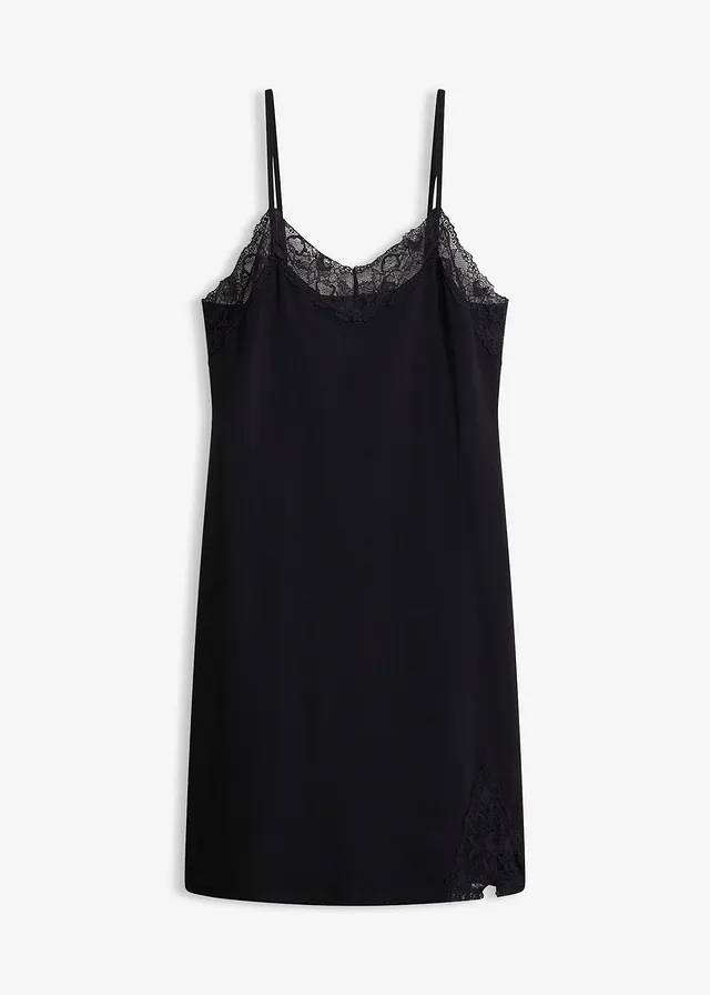 Nočná košeľa, krátka, s tenkými ramienkami