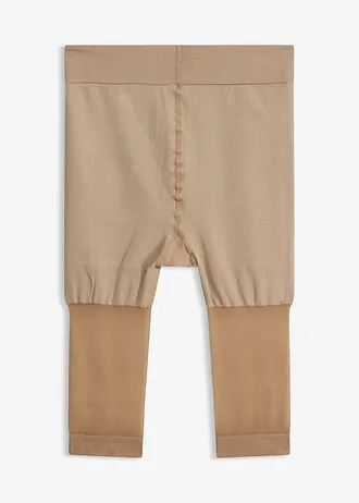 Anti-schurende, corrigerende biker short, 30 den, Kleur: lichtbeige