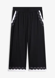 Široké kalhoty culottes z měkké viskózové směsi