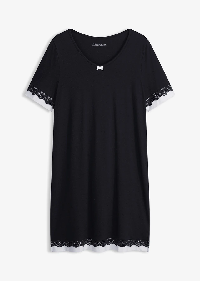 Cămașă de noapte din amestec moale de viscoză