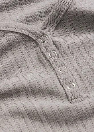 Ensemble d’intérieur en matière côtelée • gris chiné • Boutique bonprix