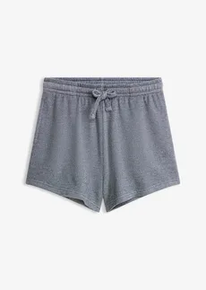 Pantaloni scurți din tricot cu aspect de blugi • albastru denim melanj • magazin bonprix