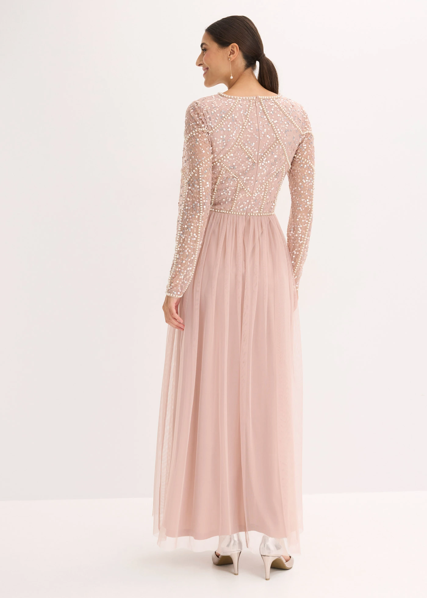 Rochie de seară • roz pal • magazin bonprix