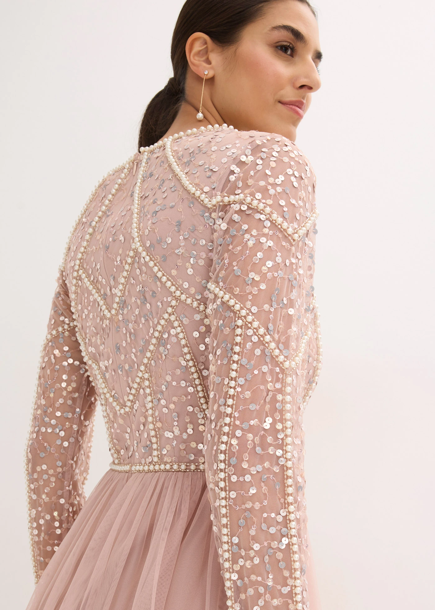 Rochie de seară • roz pal • magazin bonprix