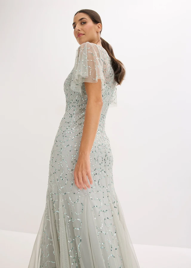 Robe de soirée • menthe fumé • product-page.page-title-suffix