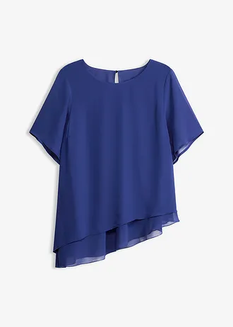 Blouse, Kleur: middernachtblauw