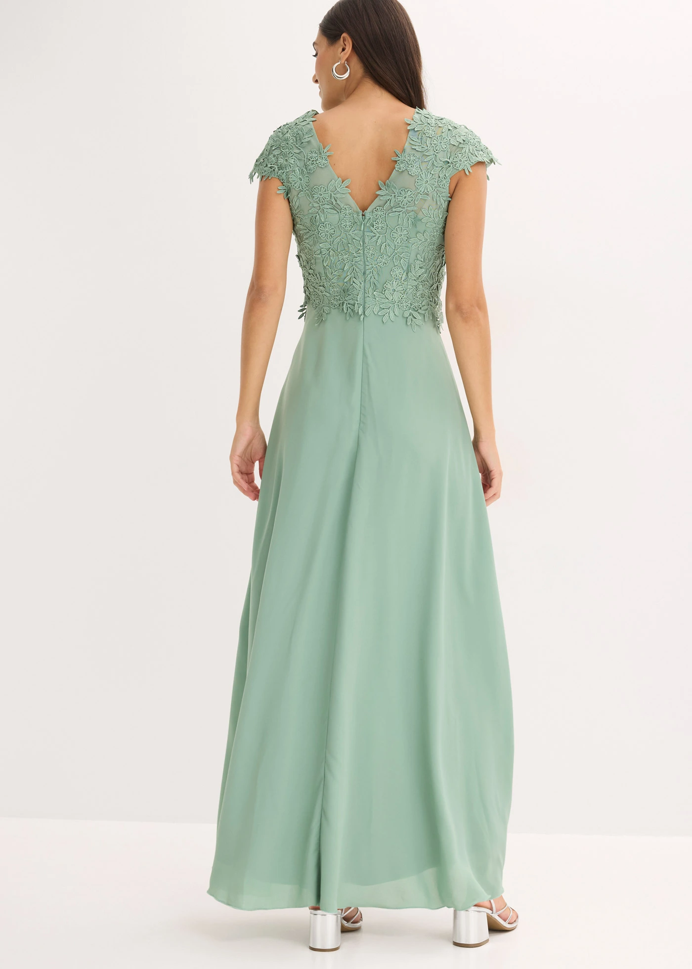 Rochie de seară • verde pastel • magazin bonprix