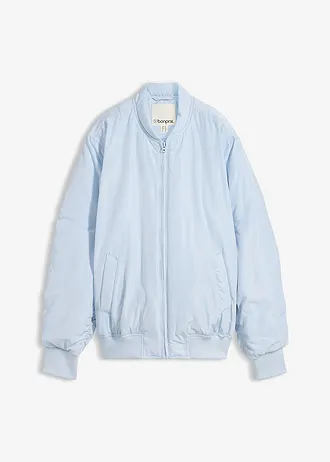 Licht gewatteerde bomber, Kleur: poederblauw