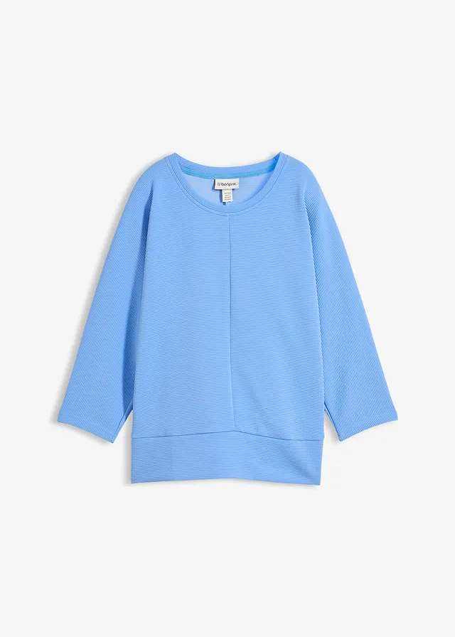 Sweat en matière texturée