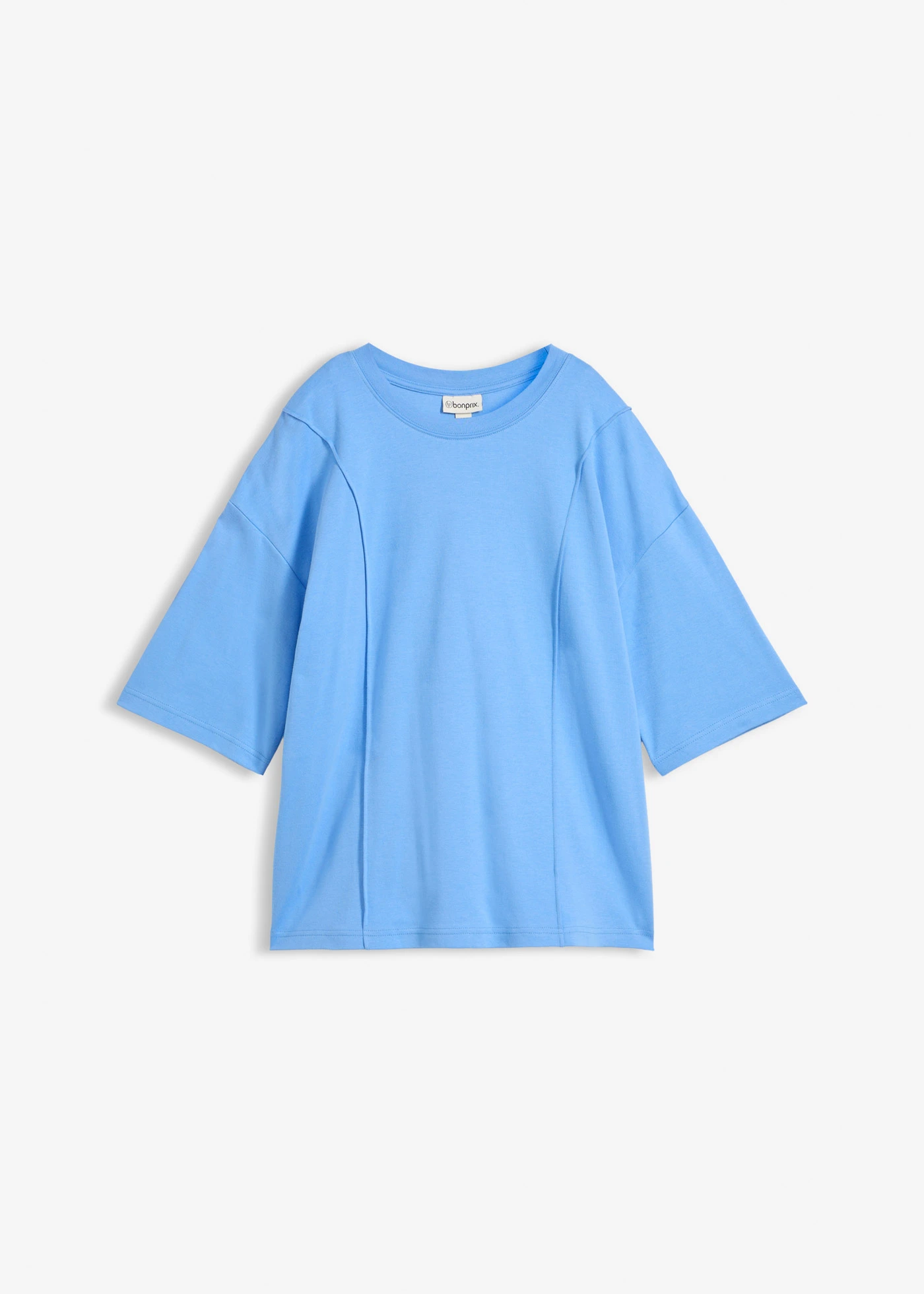 Oversized shirt van biologisch katoen • middenblauw • bonprix online shop