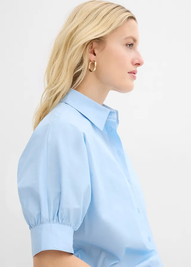 Oversized blouse • lichtblauw • product-page.page-title-suffix