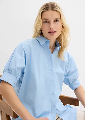 Bluzka oversize • jasnoniebieski • sklep bonprix