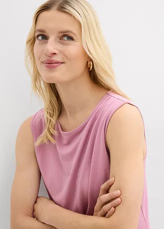 Asymmetrische top • mauve • bonprix online shop