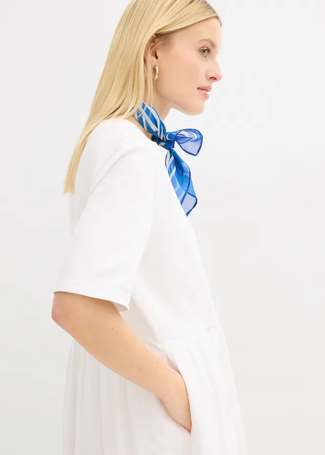 Maxi jurk van puur katoen • wit • product-page.page-title-suffix