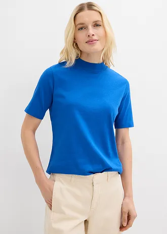 Bluză ripsată din bumbac 100% • albastru arctic • magazin bonprix