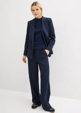 Bluză ripsată din bumbac 100% • bleumarin • magazin bonprix