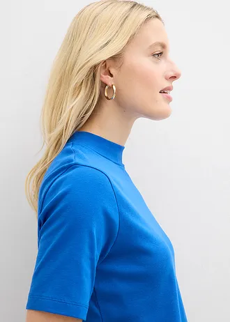 Geribd shirt van katoen • arctisch blauw • bonprix online shop