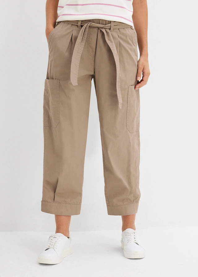 Pantalon cargo raccourci