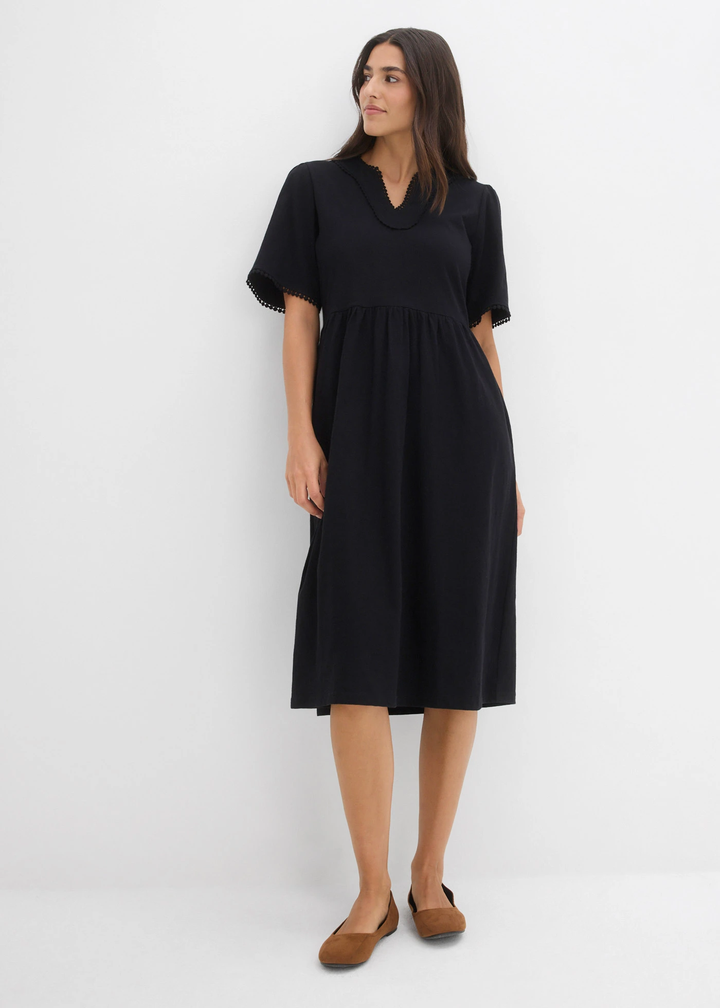 Robe 100% coton • noir • Boutique bonprix