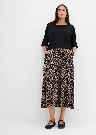 Shirtjurk, Kleur: zwart luipaardprint