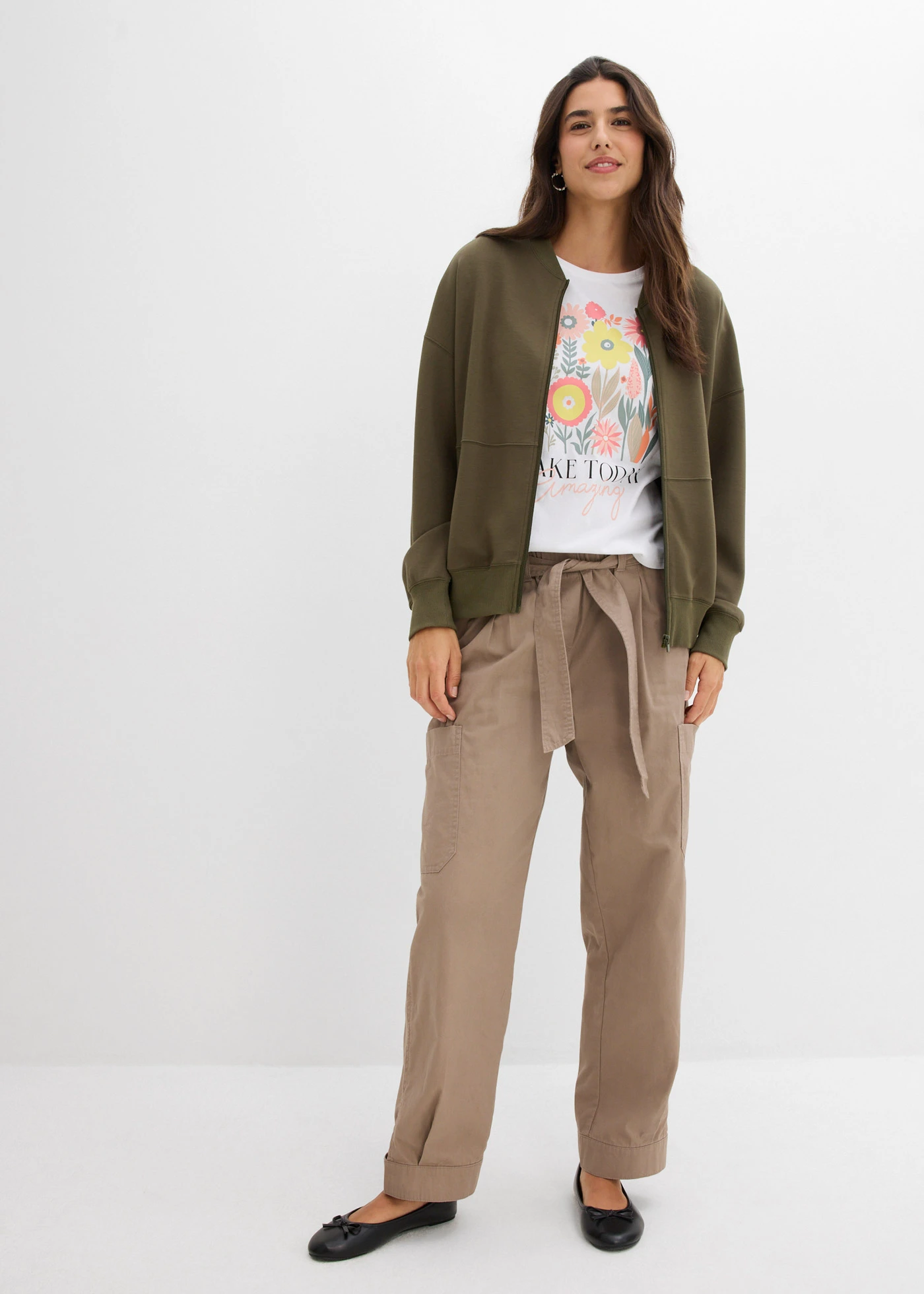 Tricou din bumbac 100% • alb • magazin bonprix