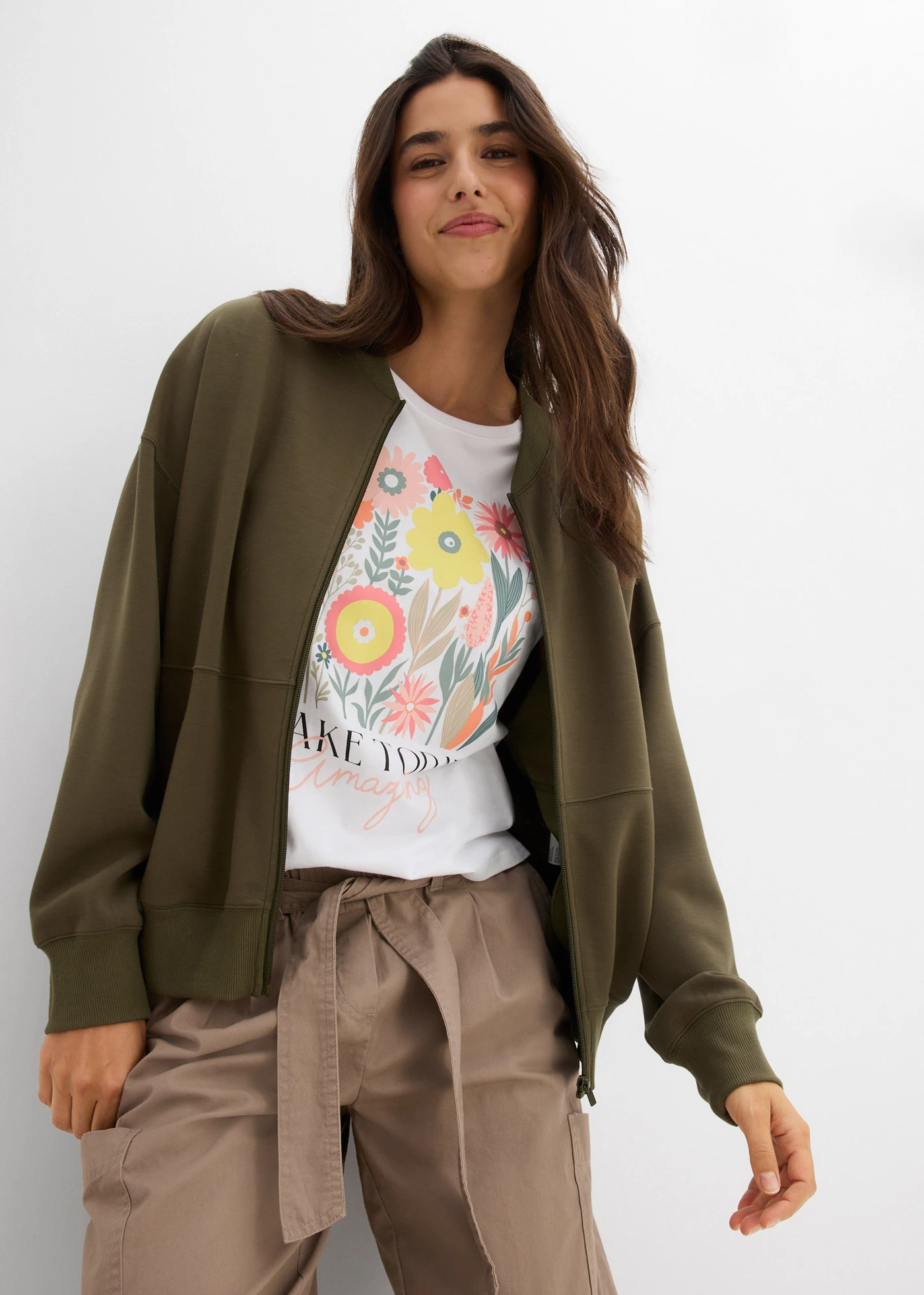 Tricou din bumbac 100% • alb • magazin bonprix