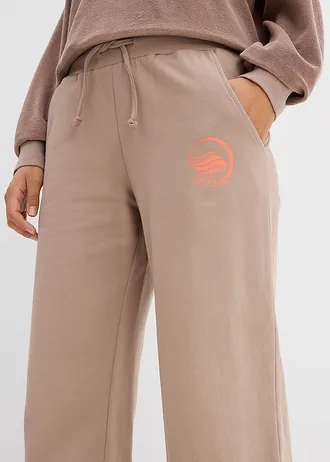 Sweatpants van puur katoen • taupe-zalm • bonprix online shop