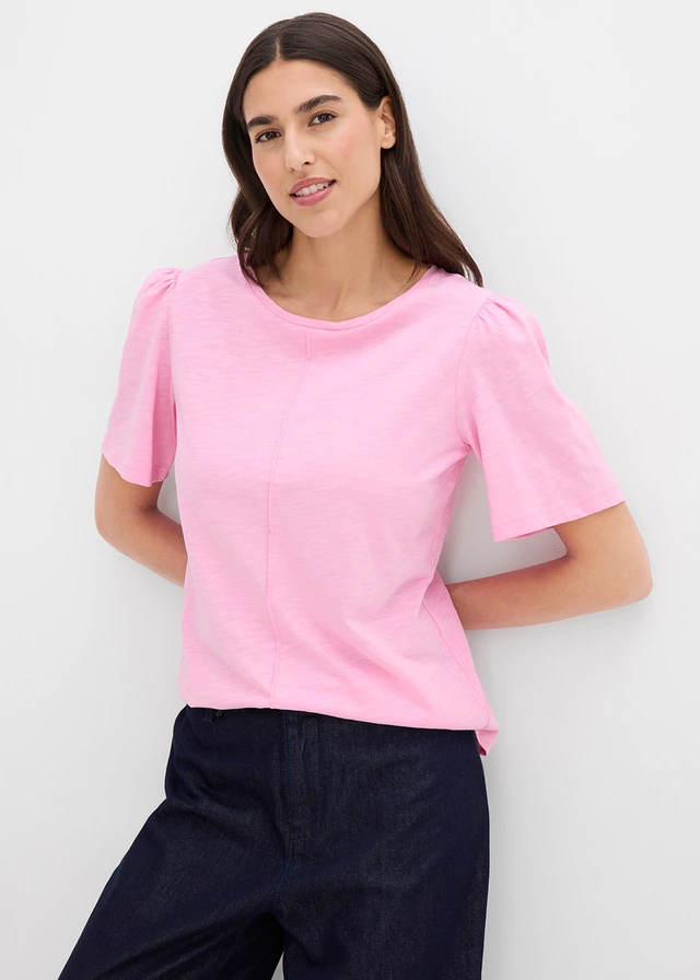 T-shirt van katoen • roze • product-page.page-title-suffix