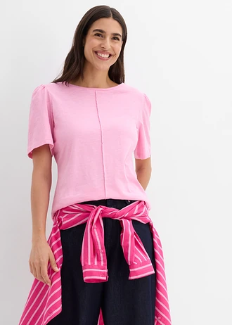 Tricou din bumbac 100% • roz • magazin bonprix