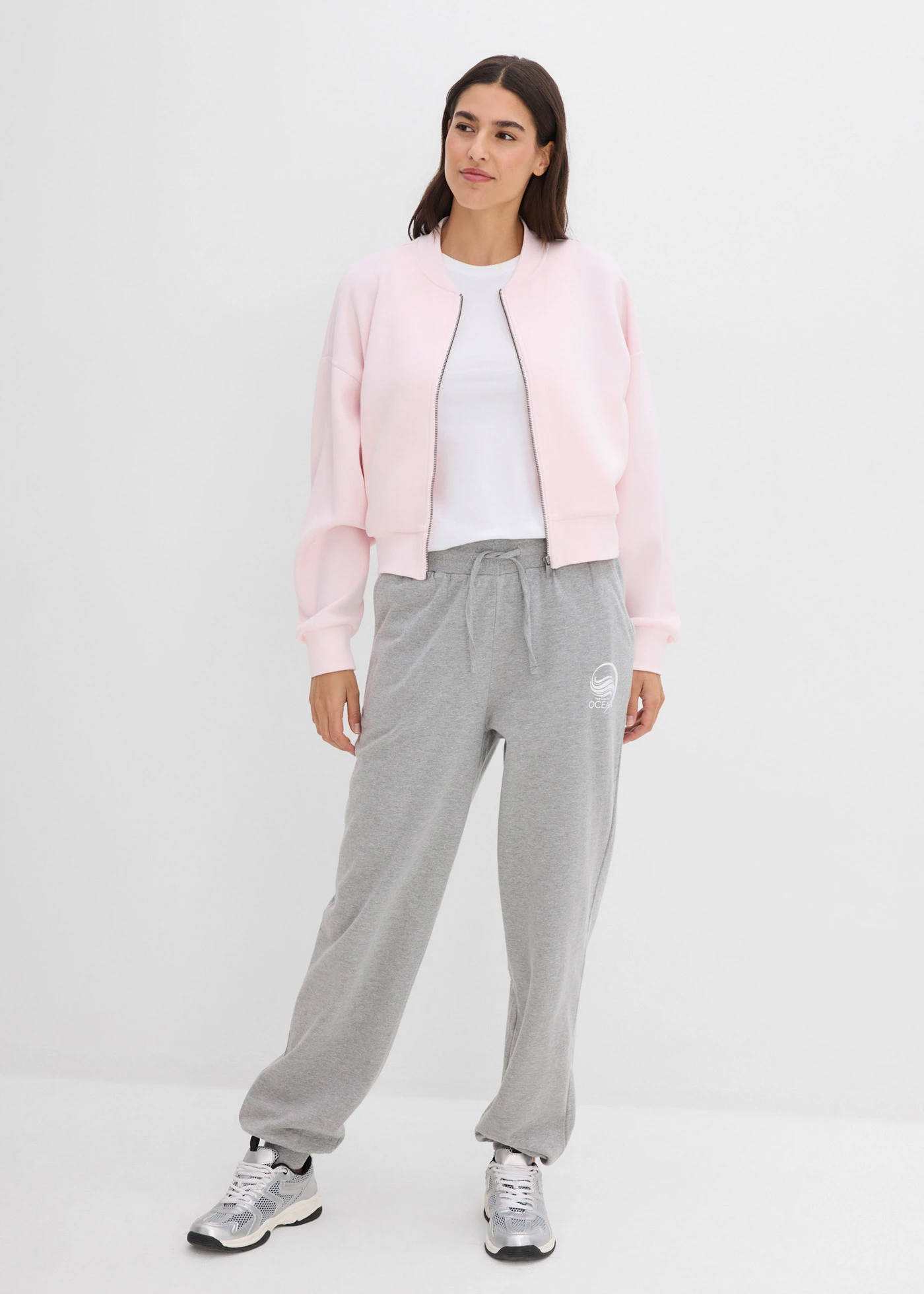 Sacou casual din material cu viscoză • roz deschis • magazin bonprix