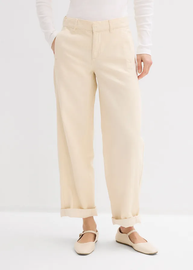 Barrel jeans, mid waist • ongeverfd • product-page.page-title-suffix