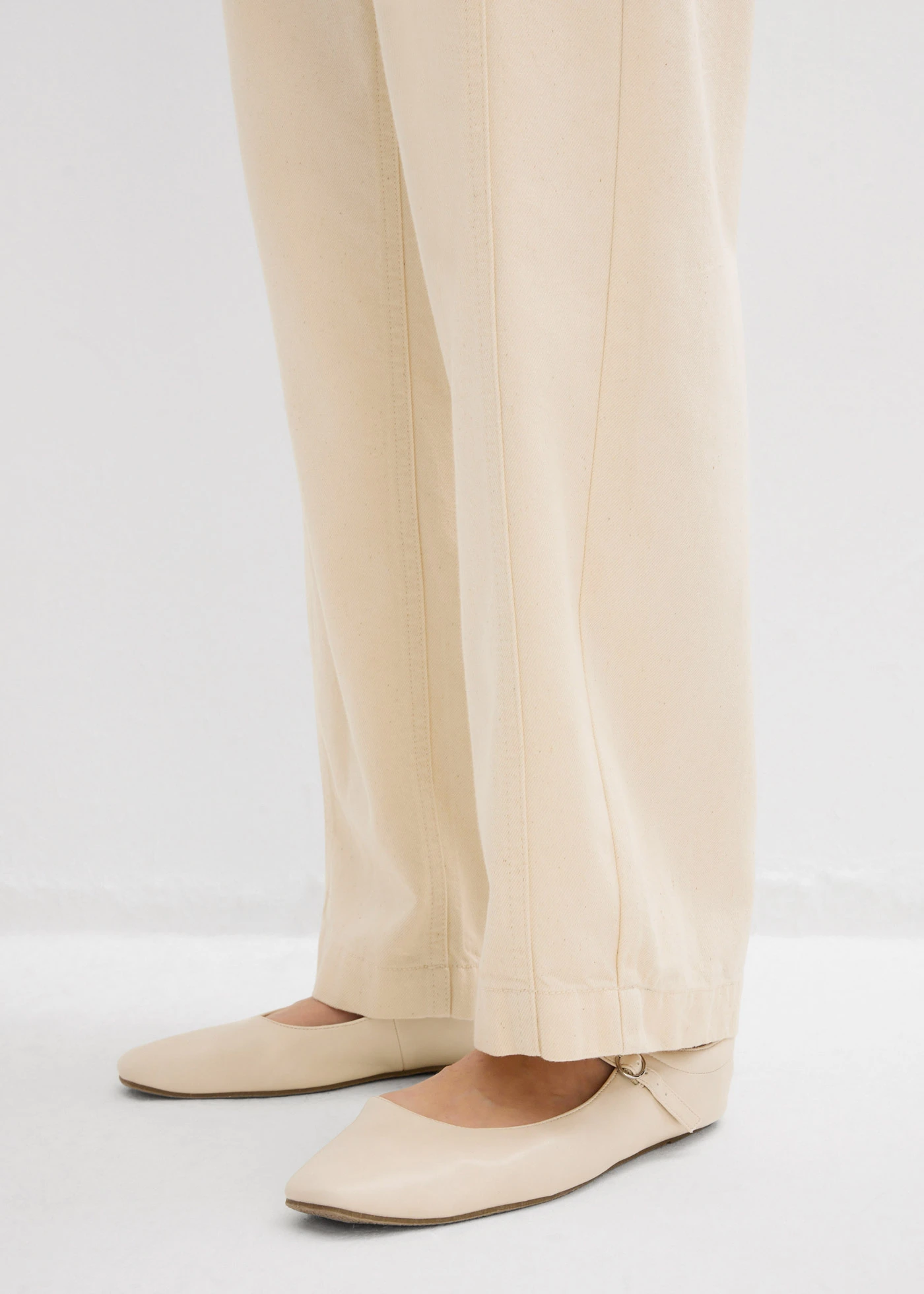 Jeansy typu barrel, mid waist • niefarbowany • sklep bonprix